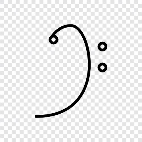 Bass Clef Tuner, Bass Clef Tuning, Bass Clef icon svg