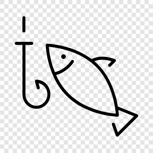 Bass Fishing, Fliegenfischen, Forellenfischen, Spinnenfischen symbol