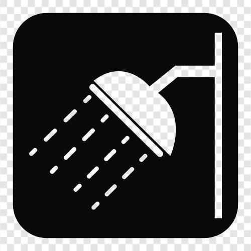 bathroom, bath, shower head, rainfall icon svg