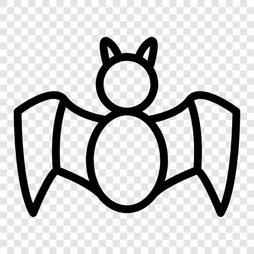 bats, flying, animals, ecology icon svg