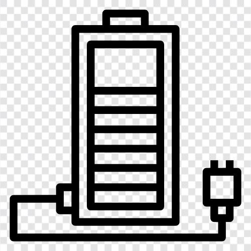 Batterie, Ladung, Batterien, Solar symbol