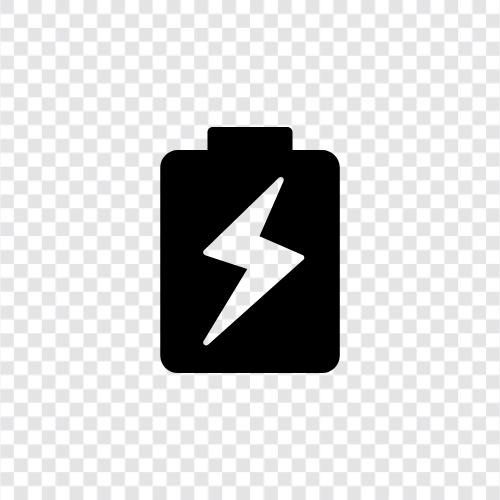 battery, rechargeable, portable, power icon svg