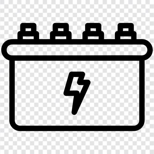 battery, electric battery, rechargeable battery, lithium ion battery icon svg