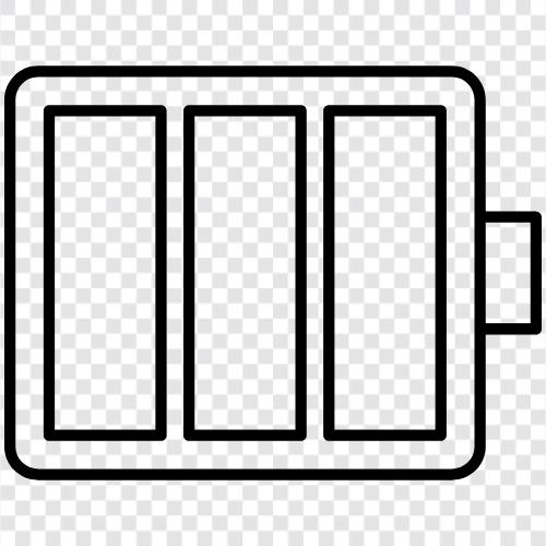 Battery, Charger, Portable, Cell Phone icon svg