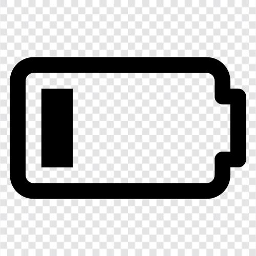 Batterie niedrige Spannung, Batterie niedrige Lebensdauer, Batterie niedrige Ladung, Batterie niedrige Warnung symbol