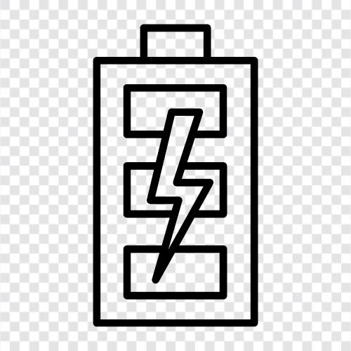 Batterie, Laden, elektrisch, Energie symbol