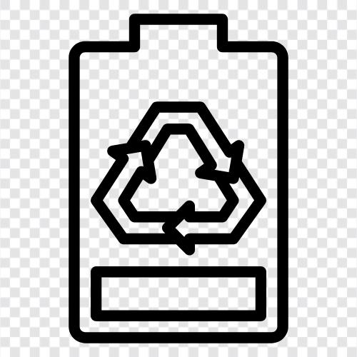 BatterieRecycling, BleisäureBatterieRecycling, NickelcadmiumBatterie, RecyclingBatterie symbol