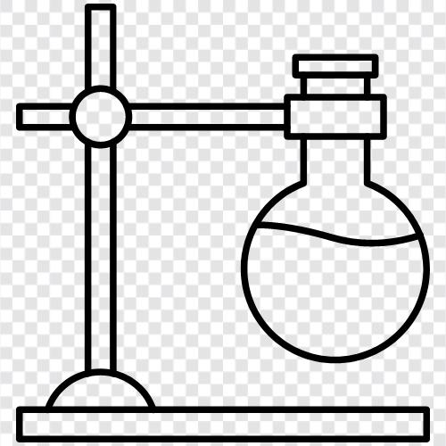 beakers, glass, laboratory, scientific icon svg