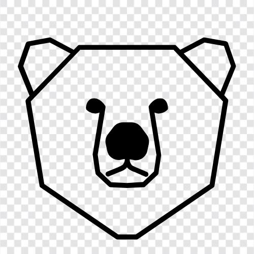 bear, animal, brown, furry icon svg