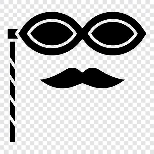 beards, mustaches, whiskers, facial hair icon svg