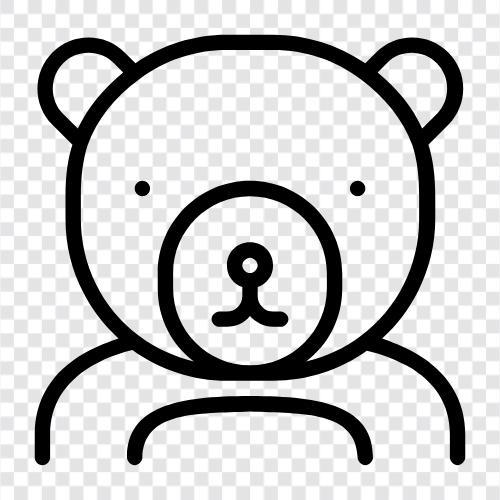 Bären, Grizzlybär, Braunbär, Schwarzbär symbol