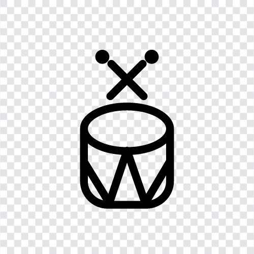 beats, rhythm, percussion, drumming icon svg