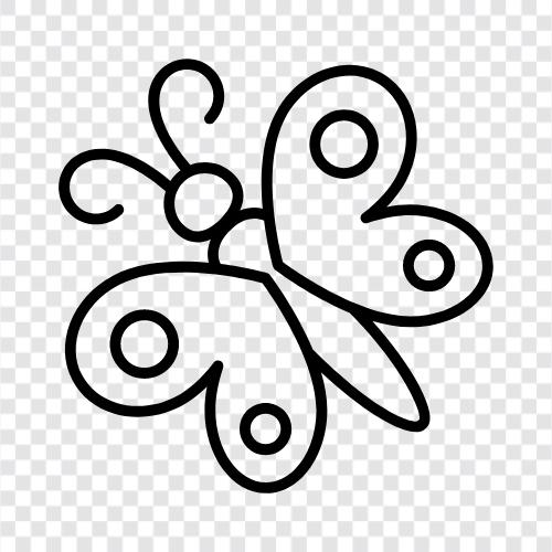 beautiful, delicate, graceful, flutter icon svg