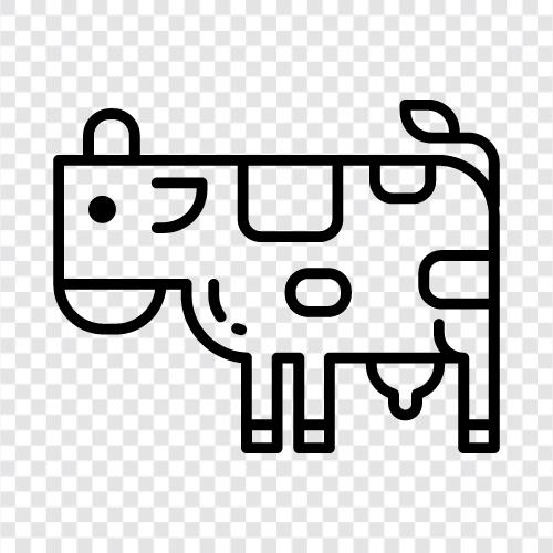 beef, milk, cheese, butter icon svg