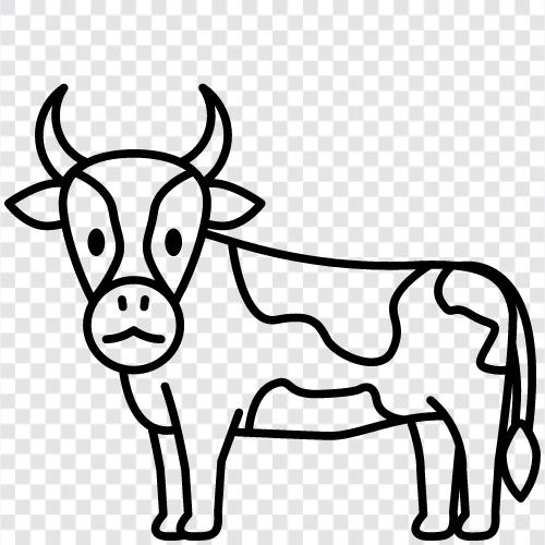 beef, milk, cheese, butter icon svg