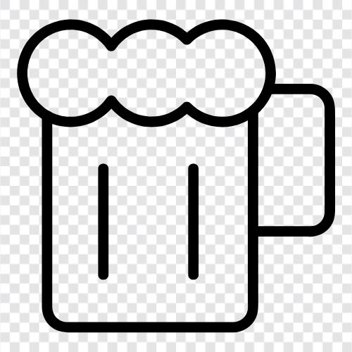 Bierbrauen, Bierbrauanlagen, Bierverkostung, Bierbrauzutaten symbol