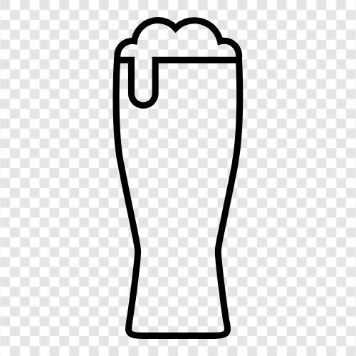 Bierkrüge, Bierstein, Bierpong, Bierglas symbol