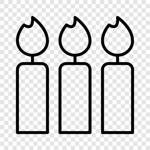 beeswax candles, soy candles, paraffin candles, candles icon svg