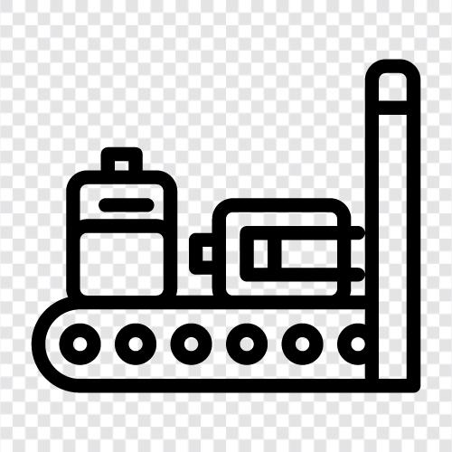 belt, conveyor, food, kitchen icon svg