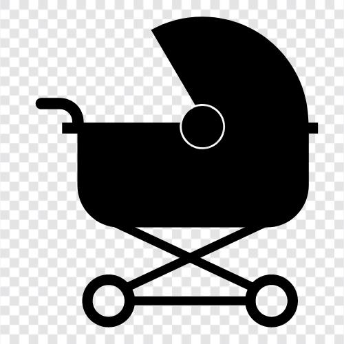 bebek bebek bebek arabası ikon svg