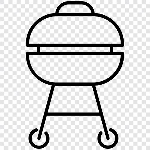 best round barbecue grill, round cooking grate, grill round, round barbecue grill icon svg