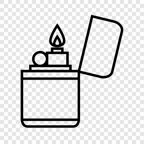 BIC, lighter fluid, butane, cigarette lighter icon svg