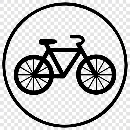 Fahrradteile, Fahrradreparatur, Fahrradgeschäfte, Fahrrad symbol