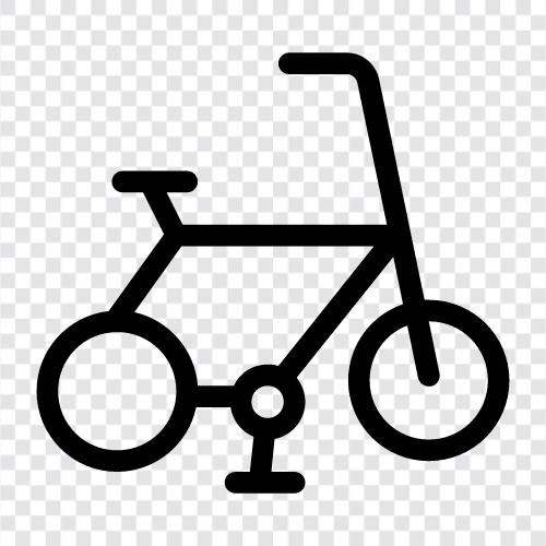 Fahrrad, Rad fahren, Pedal, Zahnräder symbol