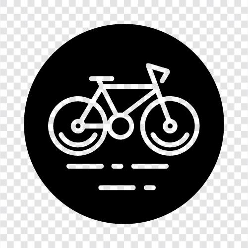 Fahrrad, Radfahren, Mountainbike symbol