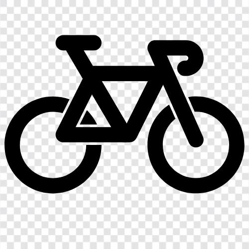 bike, riding, transportation, pedal Значок svg