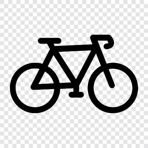 bisiklet, pedal, tekerlek, ulaşım ikon svg