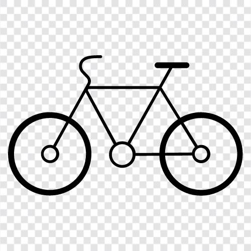 Fahrrad, Pedal, Radtour symbol