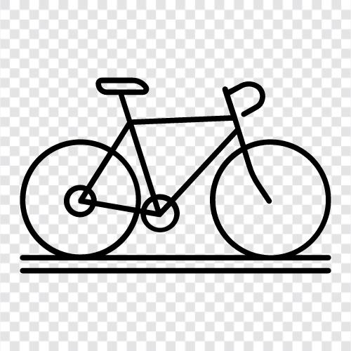 Fahrrad, Fahrradfahren, Pendeln, Reiten symbol