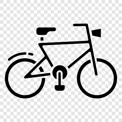 Bisiklet, iki tekerlekli araç, pedal, sürüş ikon svg