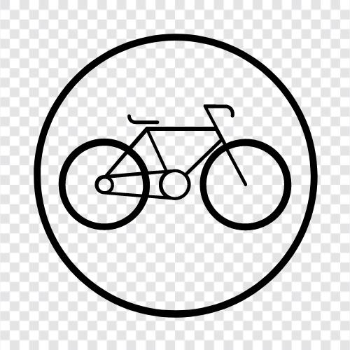 Fahrrad, Fahrradrennen, Radfahren, Fahrradausrüstung symbol