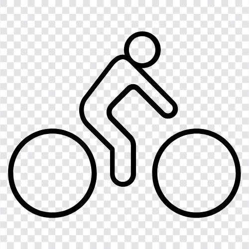 bisiklet, pedal, tekerlek, sürüş ikon svg