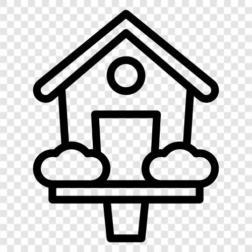 birdhouses, bird feeder, bird house plans, bird feeder plans icon svg