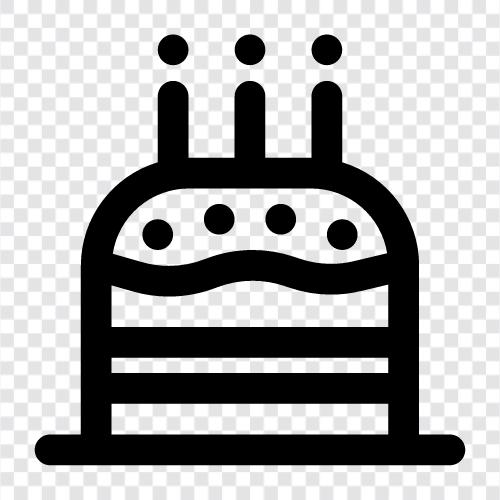 Birthday Cake Ideas, Birthday Cake Recipes, Birthday Cakes, Birthday Cake Images icon svg