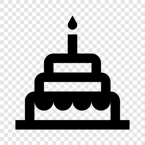 Birthday Cake Recipes, Birthday Cake Ideas, Birthday Cake Parties, Birthday Cake icon svg