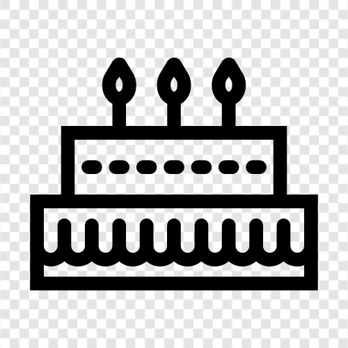 Birthday Cakes, Birthday Cake Recipe, Birthday Cake Ideas, Birthday Cake icon svg