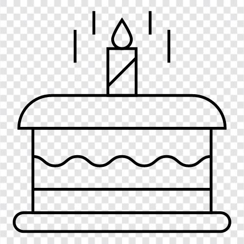 birthday, birthday cake, birthday party, cake decoration icon svg