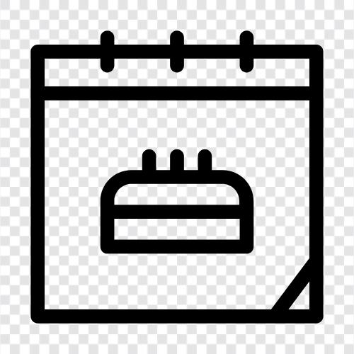 Birthday Date Ideas, Birthday Date icon svg