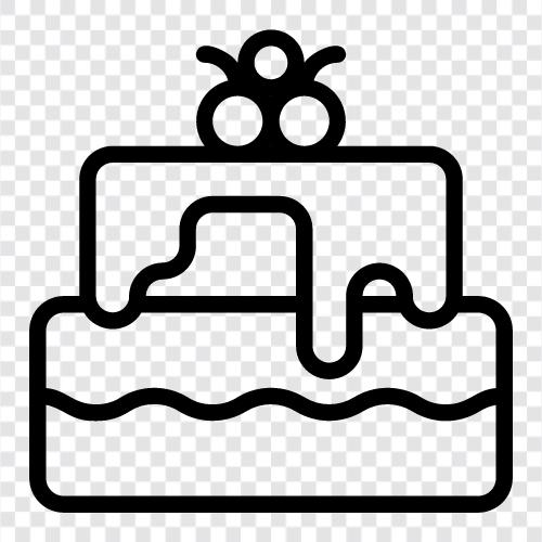 birthday, birthday cake, birthday party, cake decorating icon svg