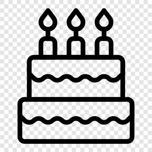 birthday, cake decoration, birthday cake, birthday cake recipe icon svg