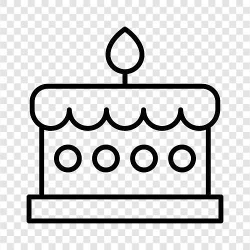 birthday, dessert, wedding, celebration icon svg