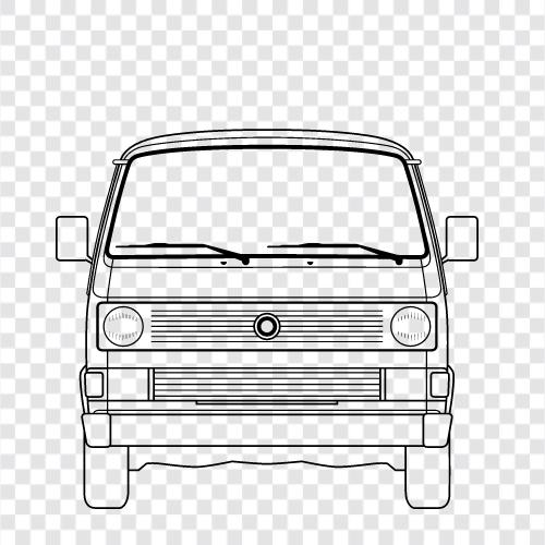 black, truck, car, vans icon svg