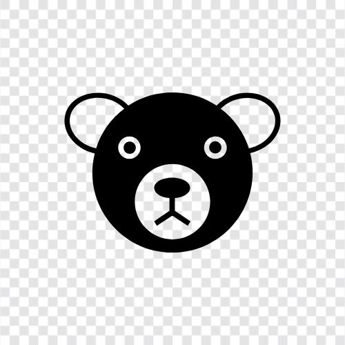 Schwarzbär, Grizzlybär, Kodiakbär, Braunbär symbol