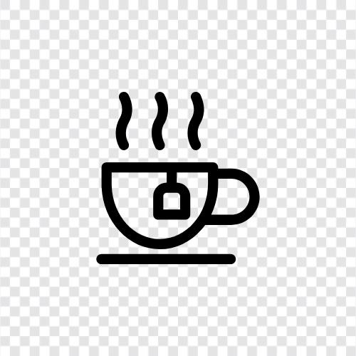 black, caffeine, health, antioxidants icon svg