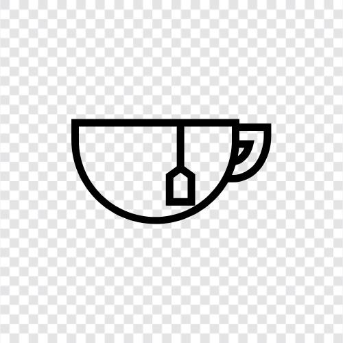 schwarz, grün, weiß, Koffein symbol