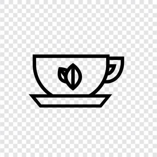 black, green, herbal, caffeine icon svg